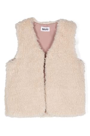 gilet in poliestere rosa MOLO KIDS | 2W24M2018975